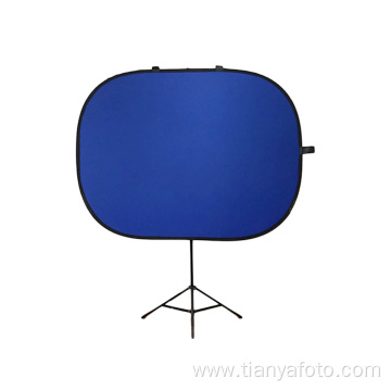 5x6.5'Collapsible Background Blue Photography Backdrop